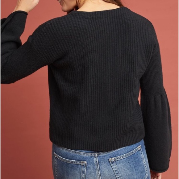 A n t h r o p o l o g i e • Bell sleeve cardigan - Picture 3 of 11